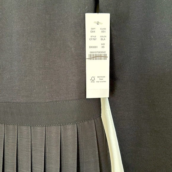 NWT J. Crew Pleated ballet dress stretch cotton scoop open back CF797 plisse - Picture 6 of 10